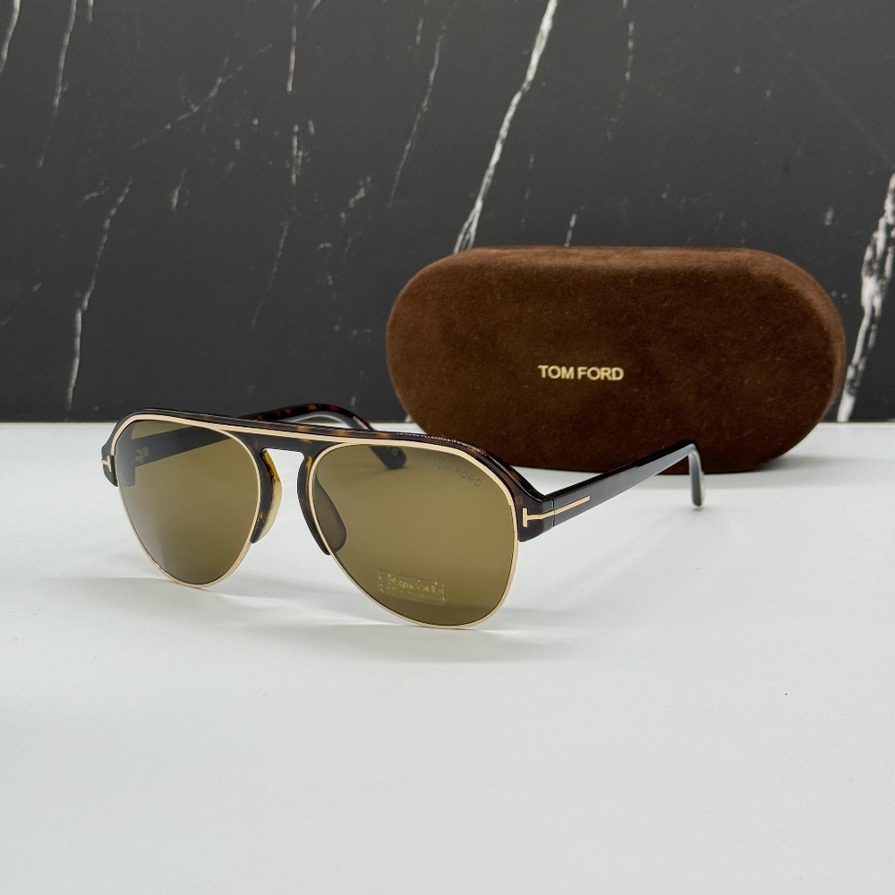 NEW TOM FORD FT0929/S 52J AVIATOR SUNGLASSES TOM FORD MARSHALL TF929 52J - Picture 3 of 11